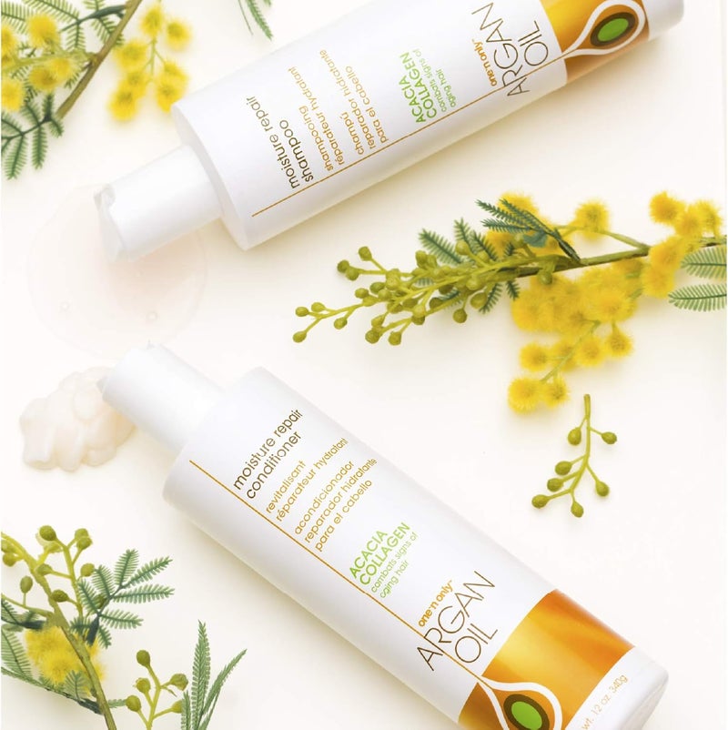One N Only one 'n only Argan Oil Moisture Repair Conditioner with Acacia Collagen for Aging Hair - 12 oz - Image 3